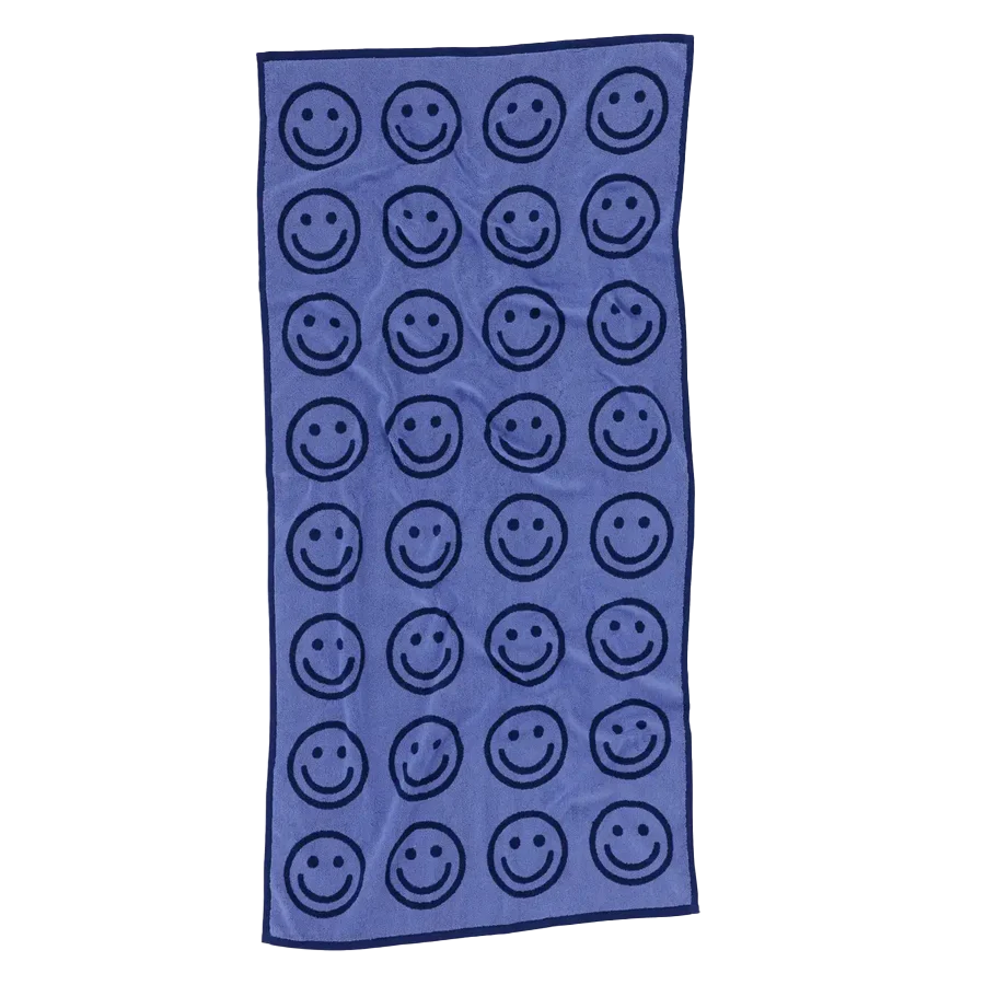 BAGGU | Cotton Bath Towel - Happy Blue - Image 3
