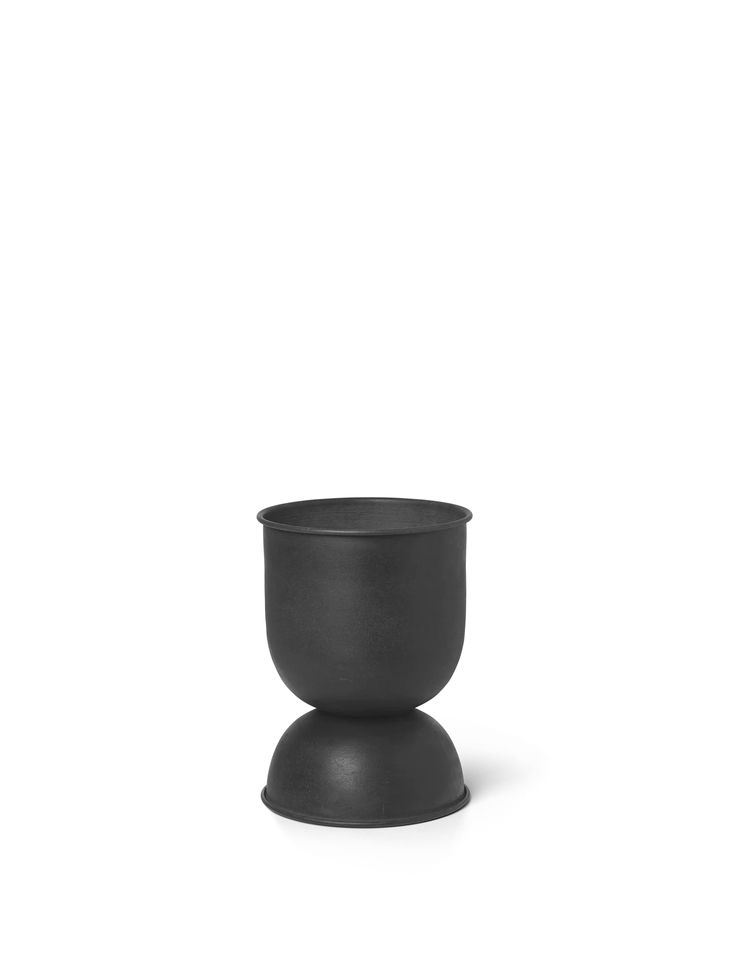ferm LIVING | Hourglass Pots - Various Sizes - Black / Dark Grey - Image 6