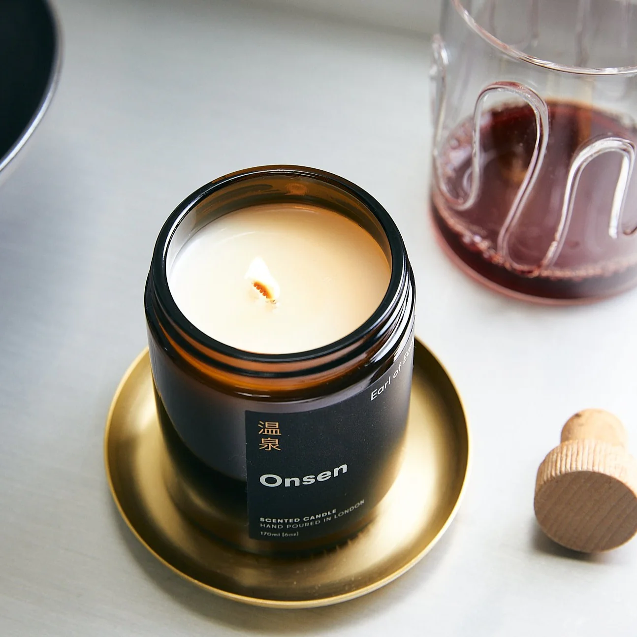 Ferm LIVING | Basho Tray Round - Brass - Image 5