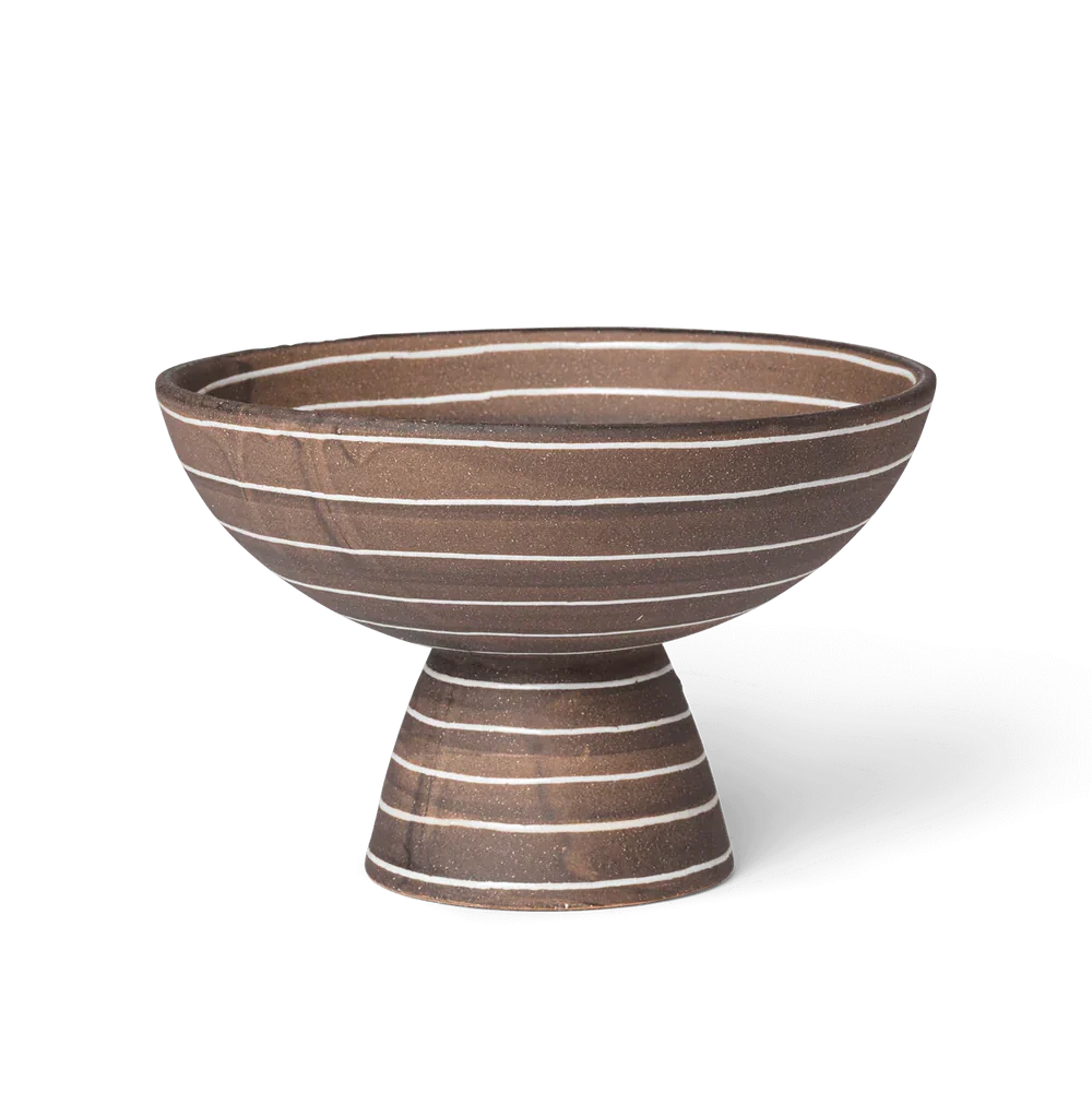ferm LIVING | Brura Bowl - Coffee/White