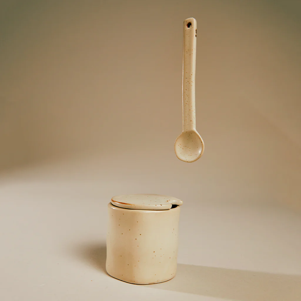 Ferm LIVING | Flow Jam Jar - Off White - Image 3