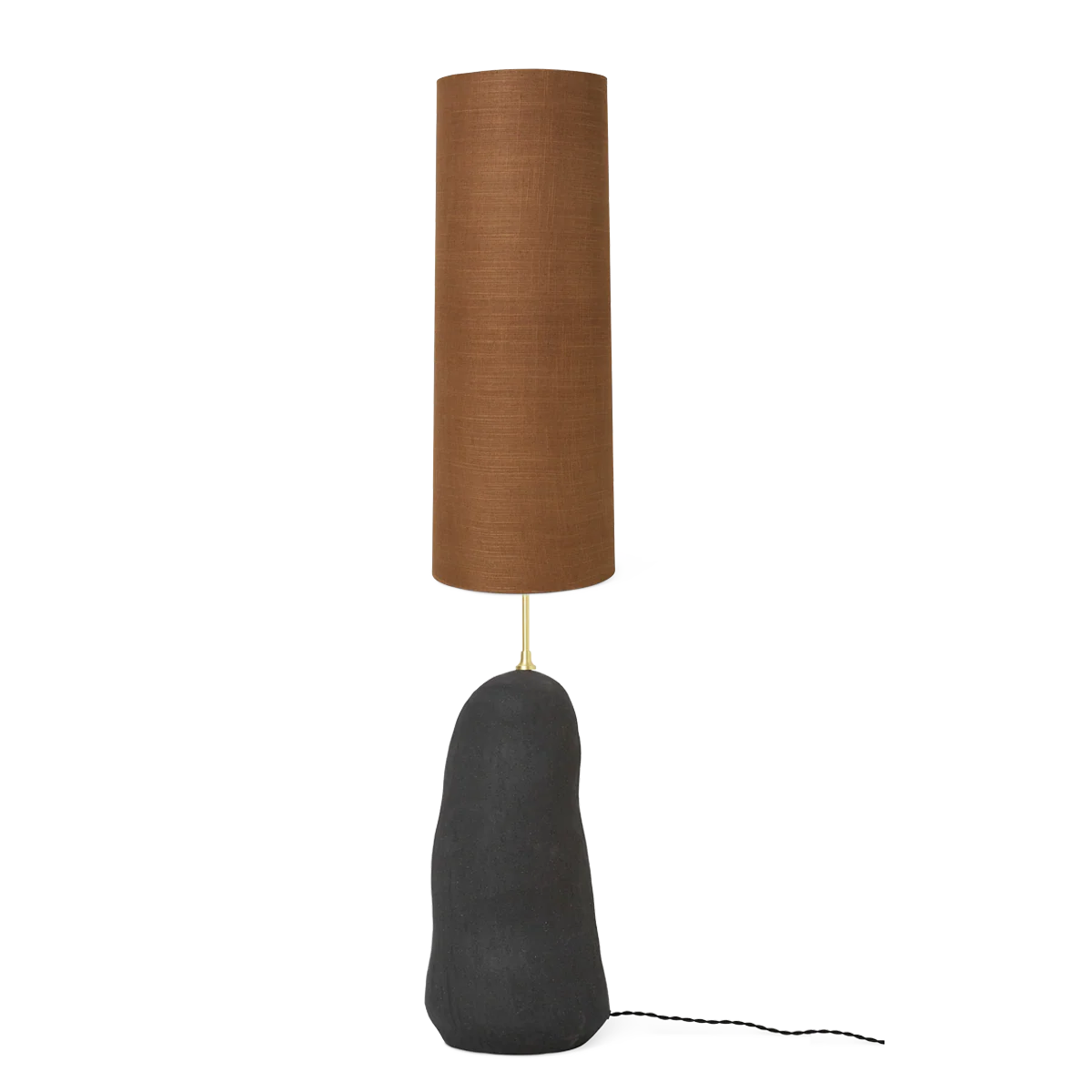 ferm LIVING | Hebe Lamp Base & Shade - Large - Dark Grey