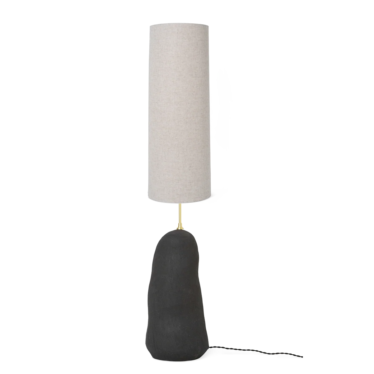 ferm LIVING | Hebe Lamp Base & Shade - Large - Dark Grey - Image 4