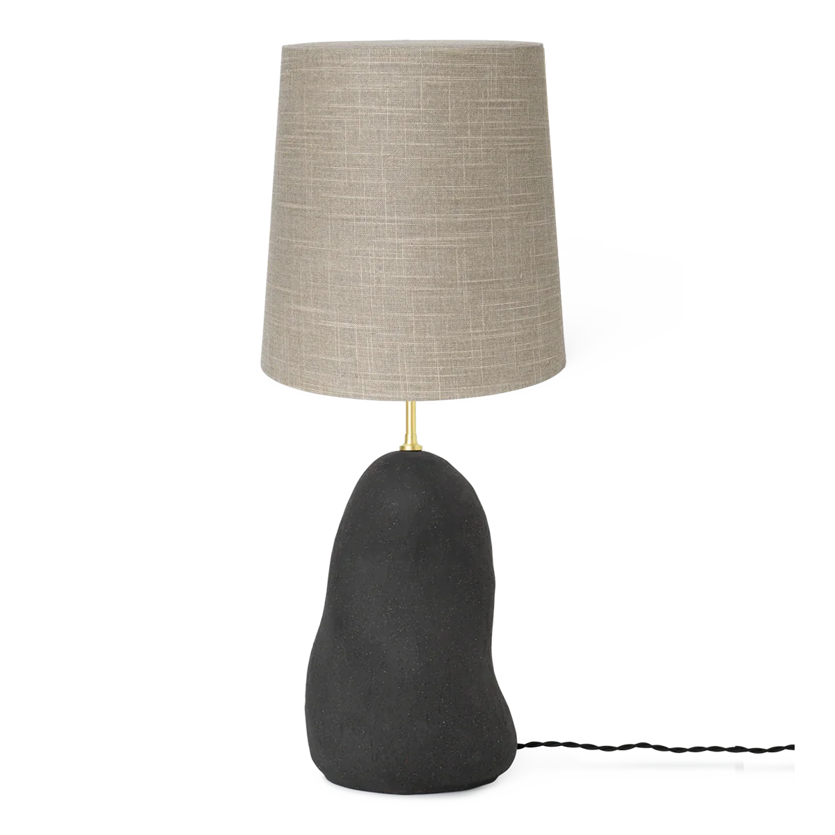 ferm LIVING | Hebe Lamp Base & Shade - Medium - Dark Grey - Image 4