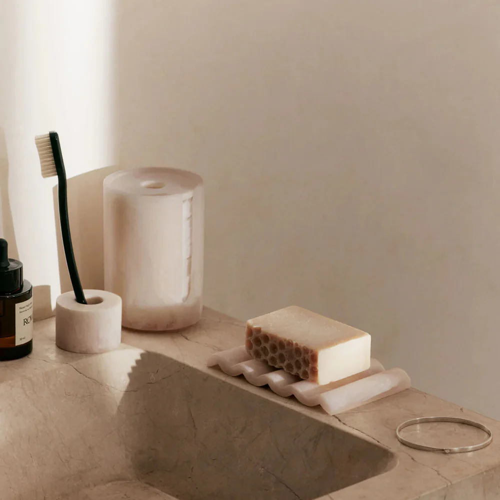 ferm LIVING | Mist Cotton Pad Holder - Pearl - Image 2