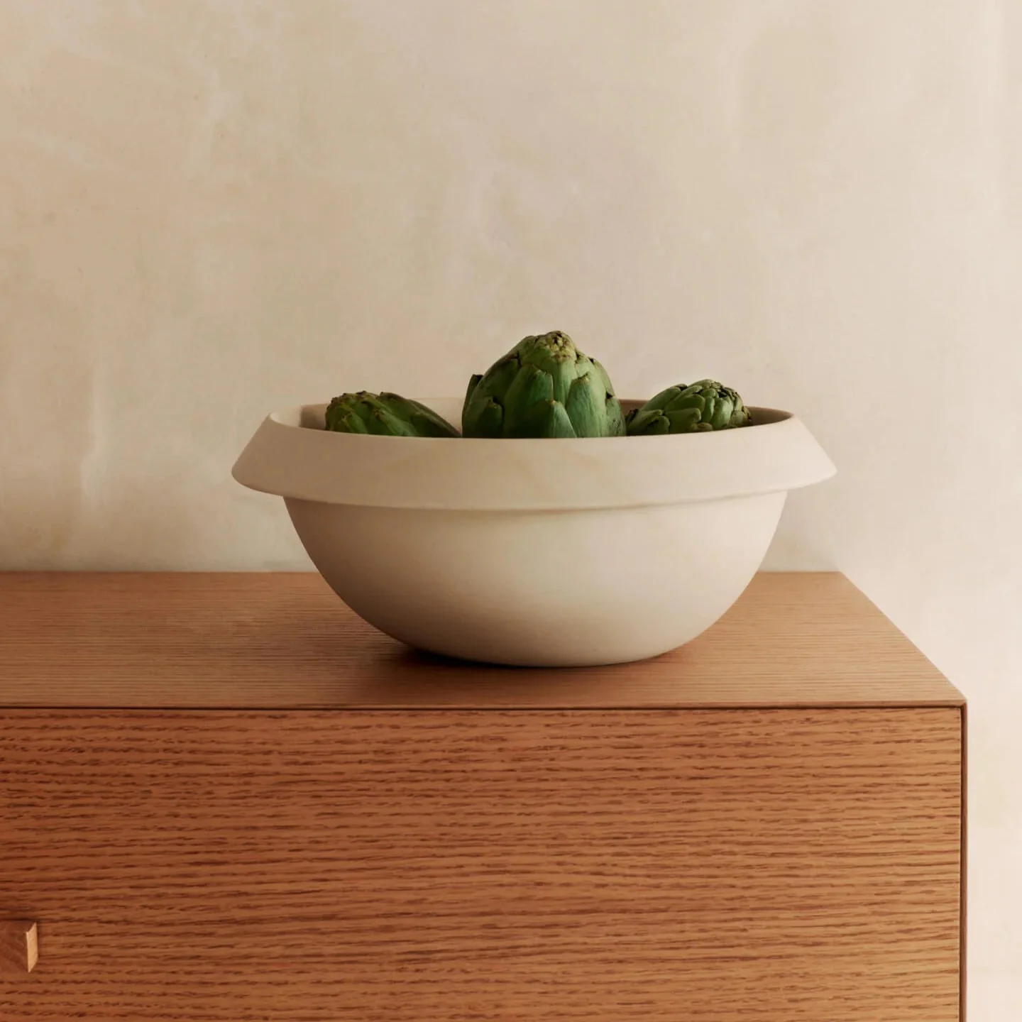 ferm LIVING | Erena Serving Bowl - Ø32 - Cream - Image 2
