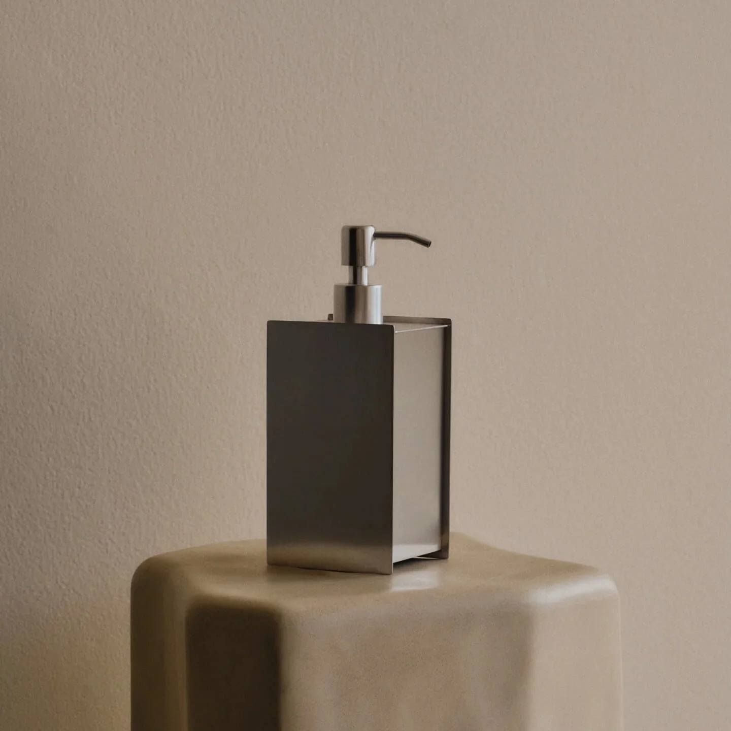 ferm LIVING | Sama Soap Dispenser - Brushed Stainless Steel - Image 2