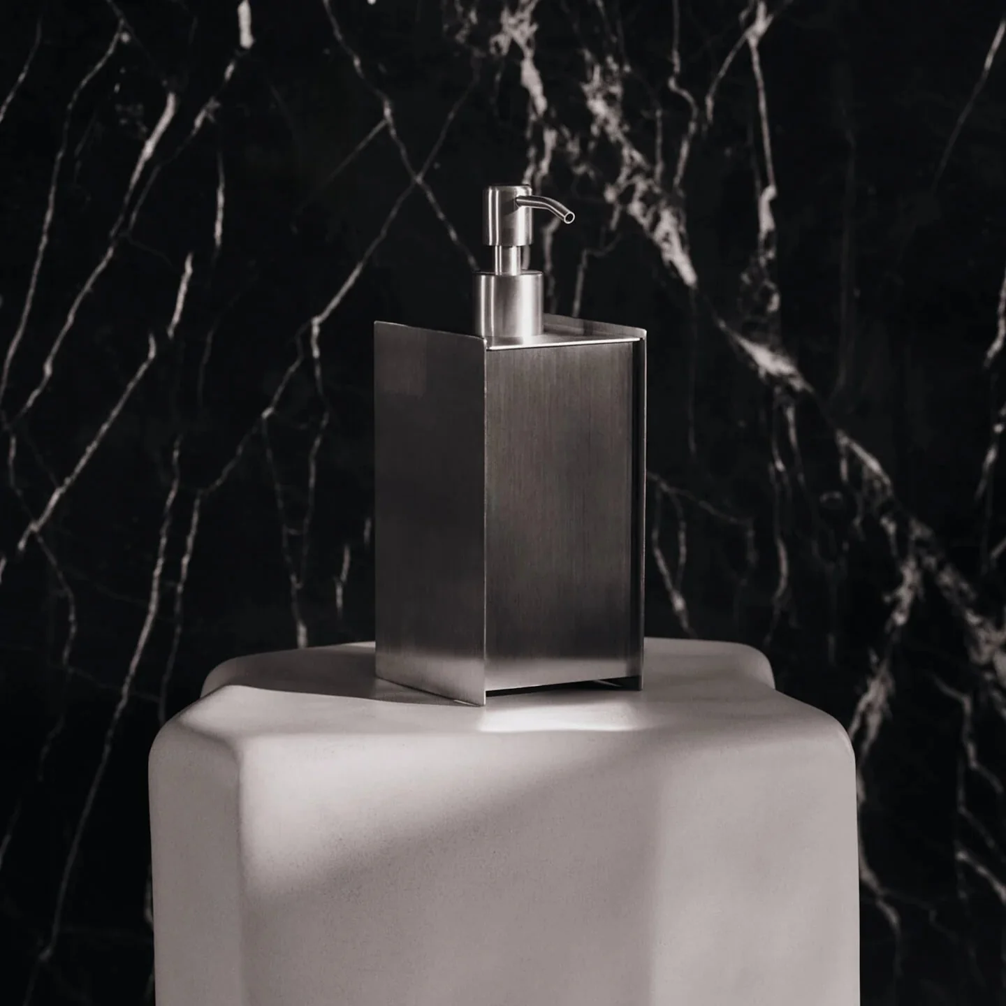 ferm LIVING | Sama Soap Dispenser - Brushed Stainless Steel - Image 3