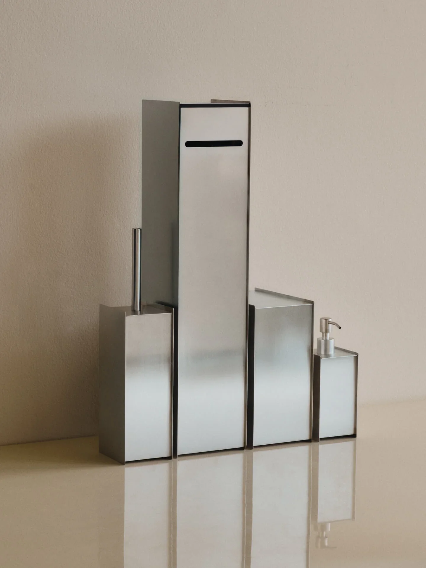 ferm LIVING | Sama Toilet Brush - Stainless Steel - Image 2