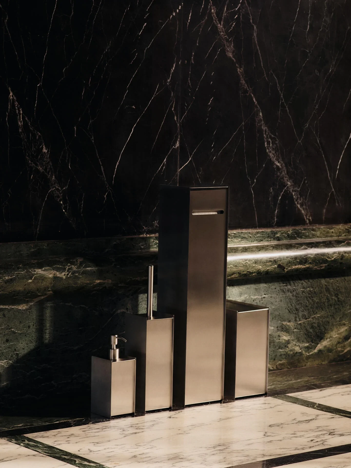 ferm LIVING | Sama Toilet Brush - Stainless Steel - Image 3