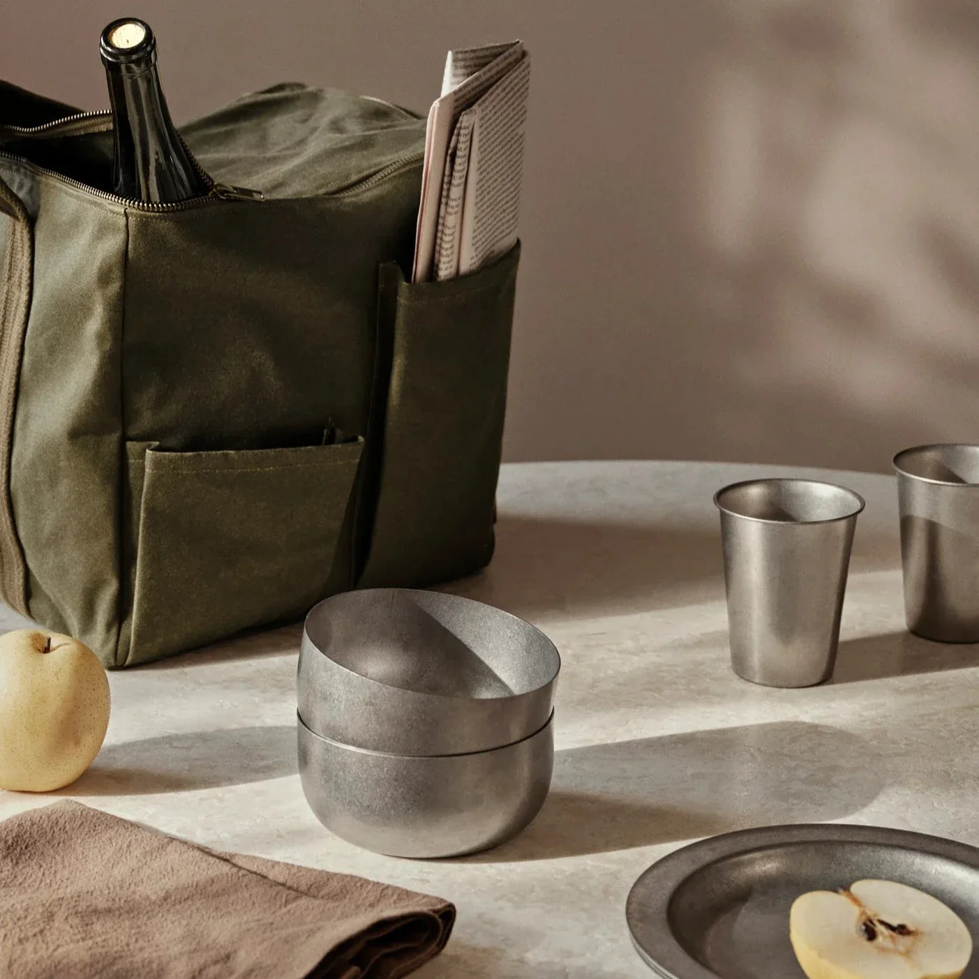 ferm LIVING | Tumbled Bowl - Stainless Steel - Image 2
