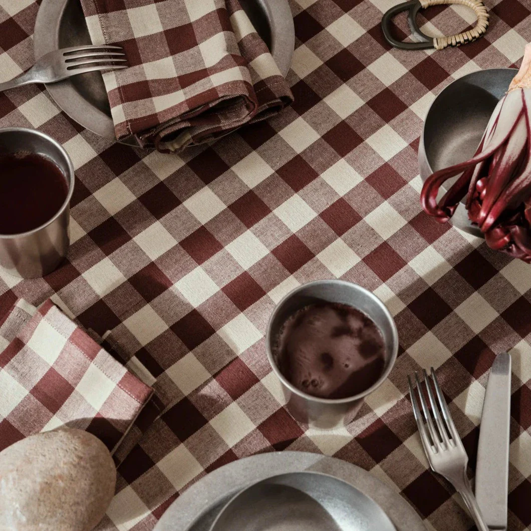 ferm LIVING | Tumbled Plate - Stainless Steel - Image 4