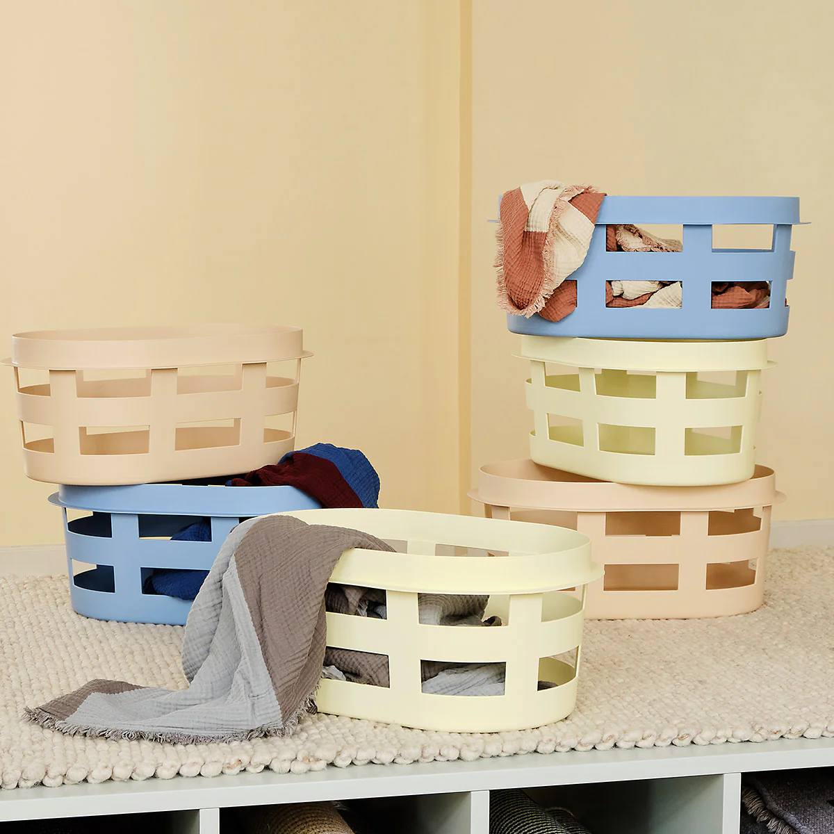 HAY | Basket - Small - Soft Yellow - Image 4