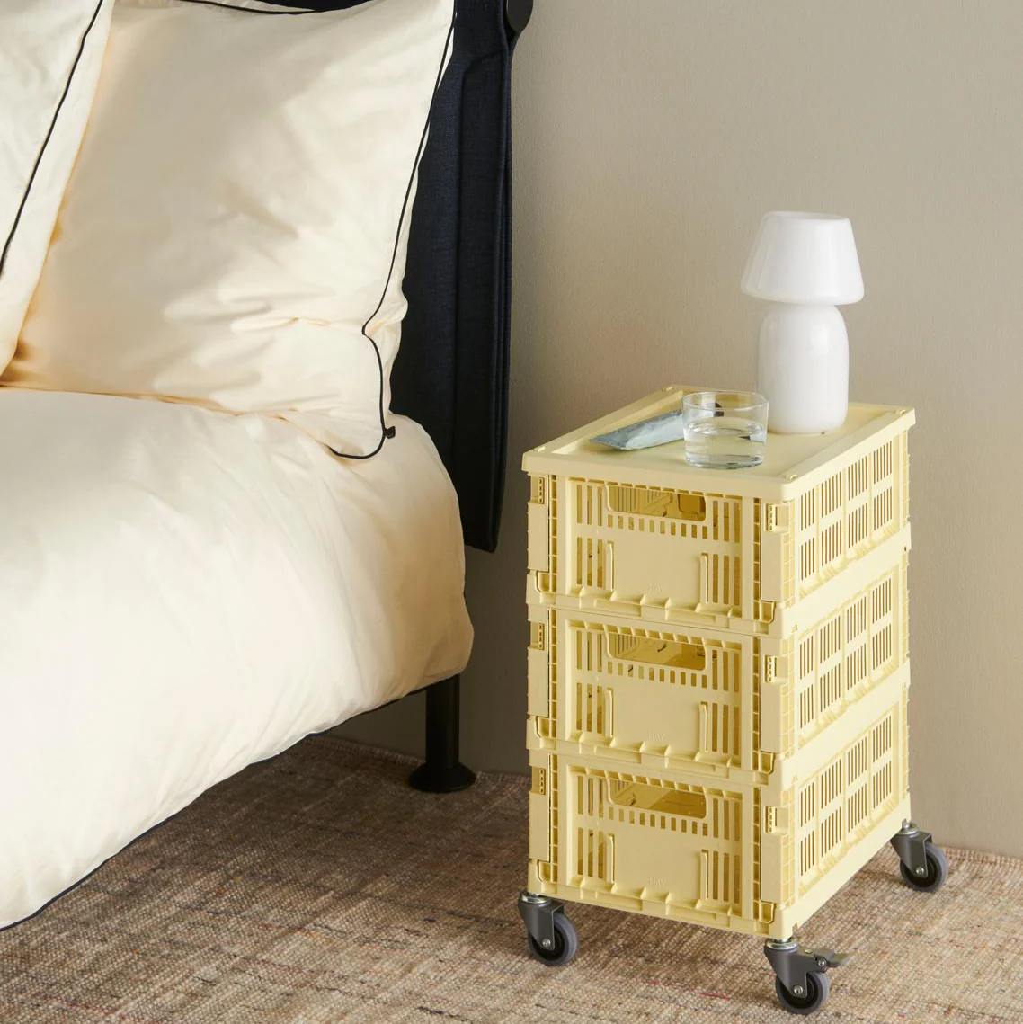 HAY | Colour Crate - Large - Light Yellow - Image 3