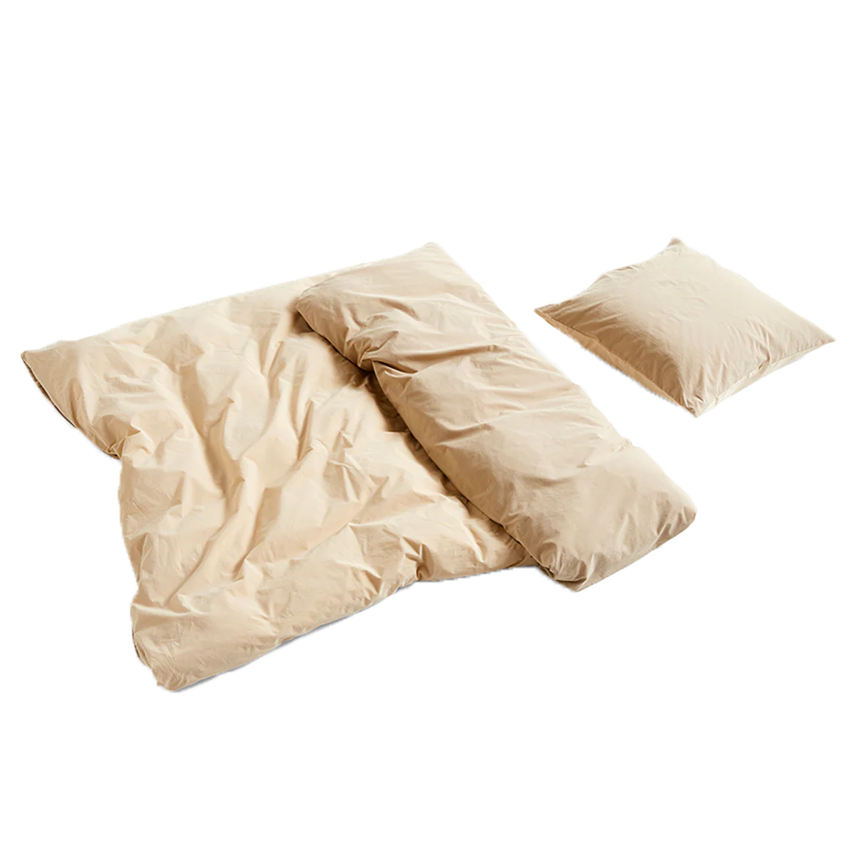 HAY | Duo Duvet Cover - 200 x 200 - Cappuccino - Image 4
