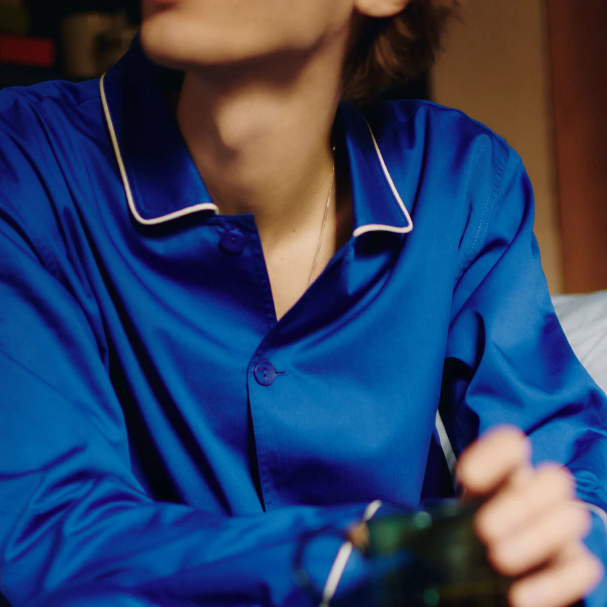 HAY | Outline Pyjama - Long Sleeve Shirt - Vivid Blue - Image 2