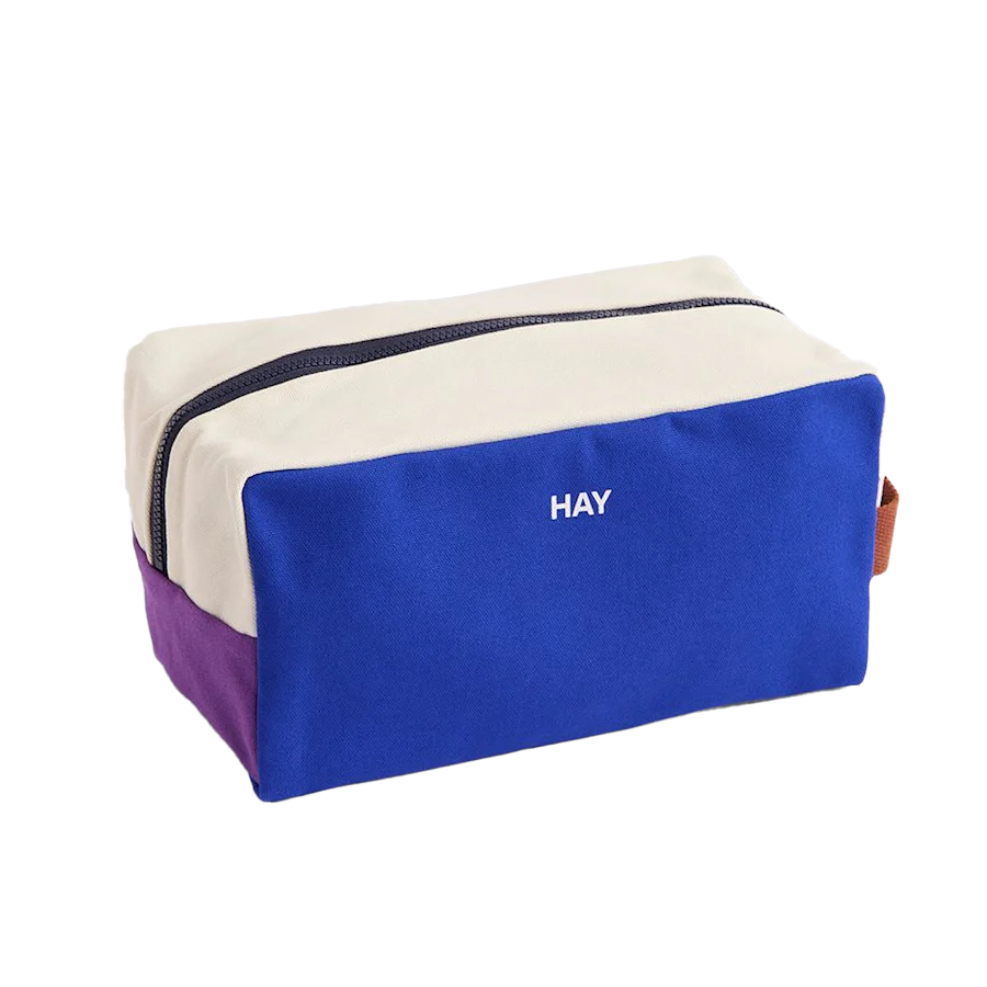 HAY | Wash Bag - Medium - Electric Blue Multi