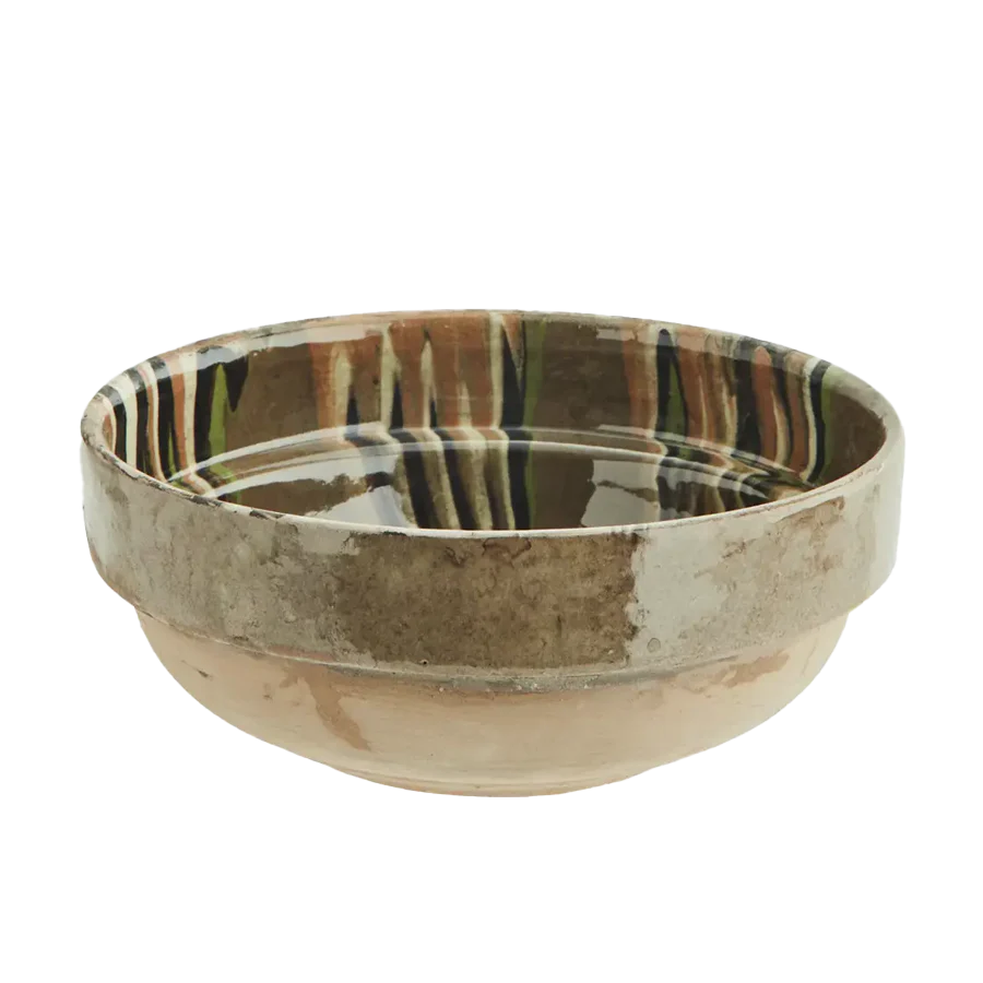 Madam Stoltz | Earthenware Bowl - Hand Painted