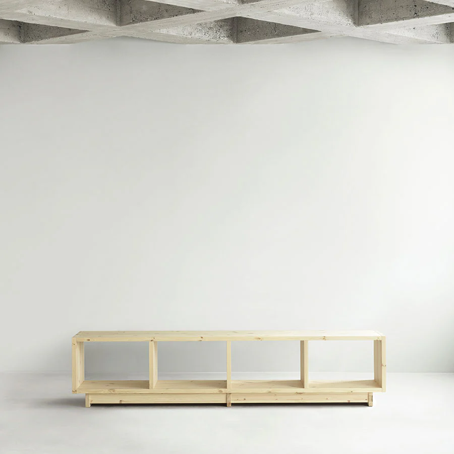 Normann Copenhagen | Fyr Bookcase - Pine - Low - Image 2