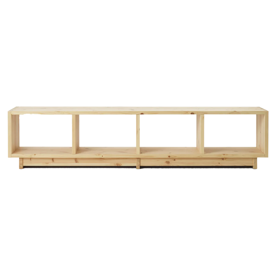 Normann Copenhagen | Fyr Bookcase - Pine - Low - Image 4