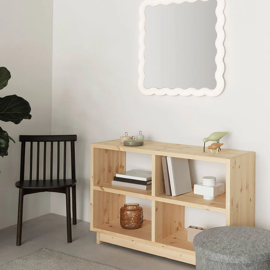 Normann Copenhagen | Fyr Bookcase - Pine - Low - Image 5